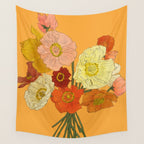 Bountiful Bouquet 2 Wall Tapestry Gallery Image 4