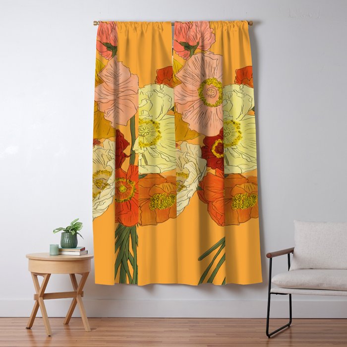 Bountiful Bouquet 2 Window Curtain Gallery Image 1