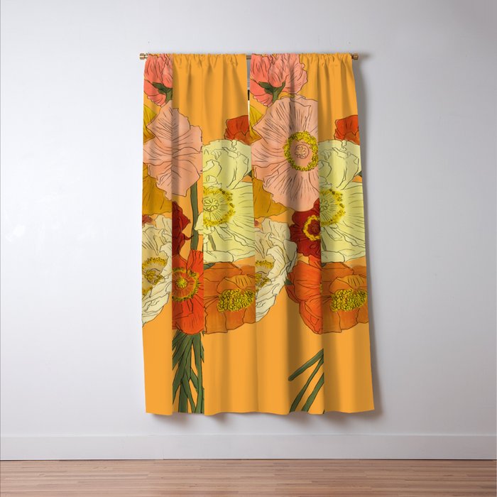 Bountiful Bouquet 2 Window Curtain Gallery Image 3