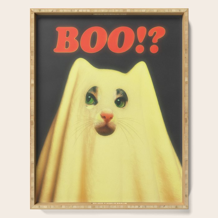 BOO Cat Serving Tray Gallery Image 1