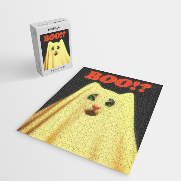 BOO Cat Jigsaw Puzzle Gallery Image 2