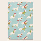 Retro Christmas - Winter Dogs Cutting Board Gallery Image 1