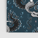 Pearla the Mermaid Riding on a Seahorse Poster Gallery Image 3