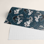 Pearla the Mermaid Riding on a Seahorse Wrapping Paper Gallery Image 2