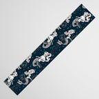 Pearla the Mermaid Riding on a Seahorse Table Runner Gallery Image 3