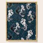 Pearla the Mermaid Riding on a Seahorse Serving Tray Gallery Image 1