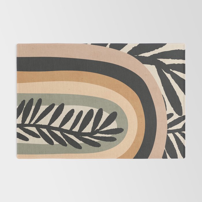 Abstract Art Rainbow 2 Rug Gallery Image 2