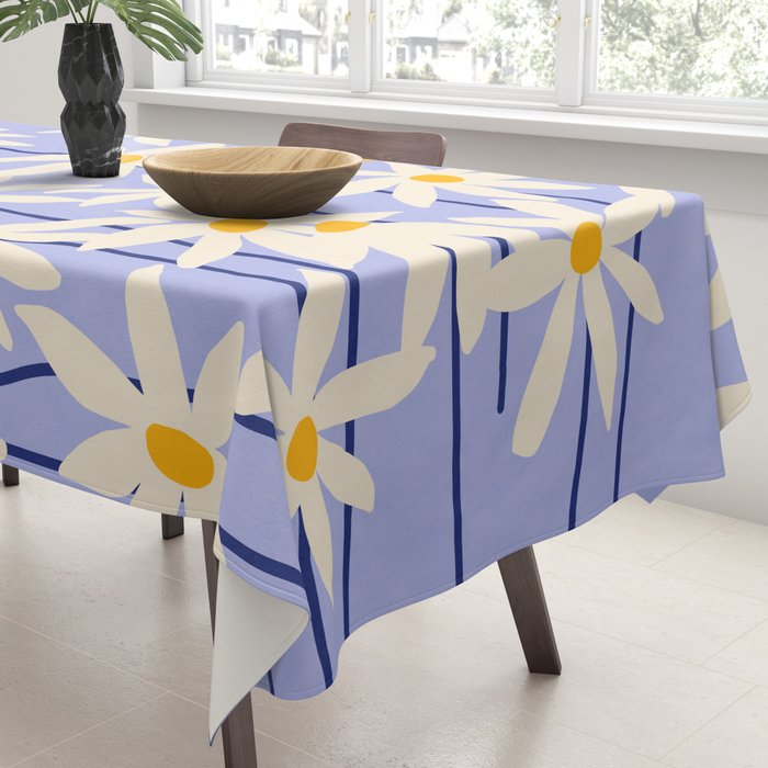Flower Market - English Daisy Tablecloth Gallery Image 3