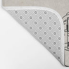 Colt Pistol Patent - Browning 1911 Colt Art - Antique Bath Mat Gallery Image 2