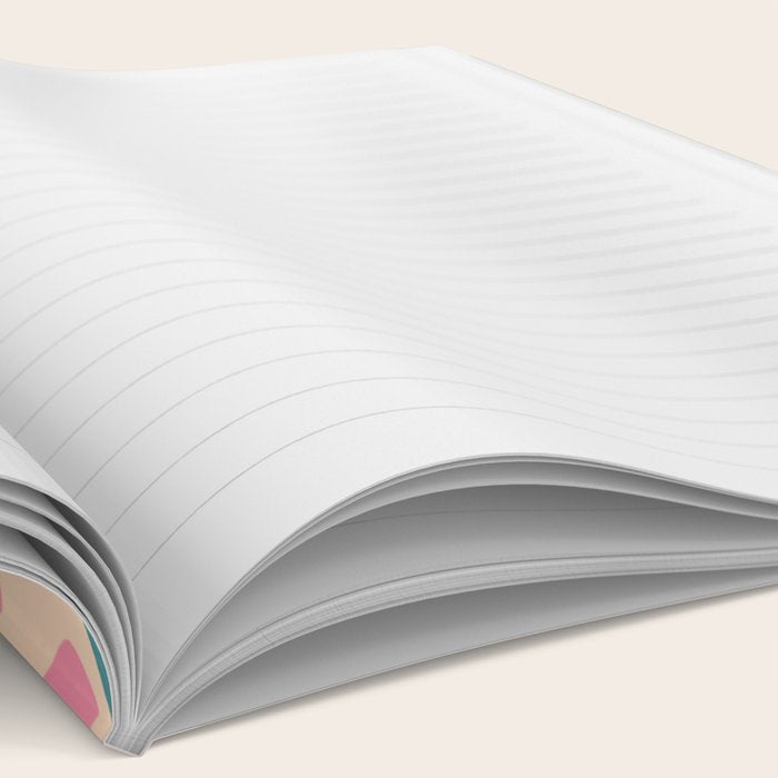 Retro Flower - Big Daisy Cream background Notebook Gallery Image 2