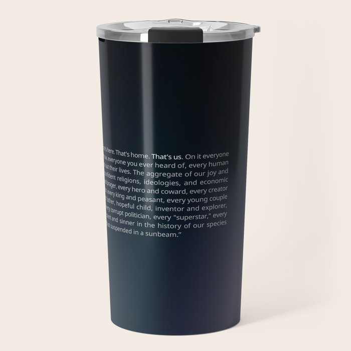 The Pale Blue Dot  Travel Mug Gallery Image 1