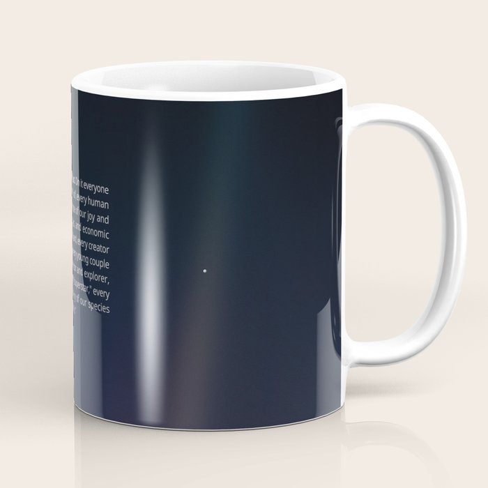 The Pale Blue Dot  Coffee Mug Gallery Image 1
