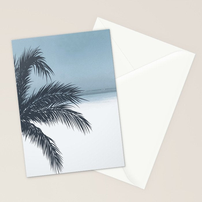 Palm and Ocean Stationery Card Gallery Image 2