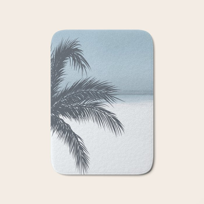 Palm and Ocean Bath Mat Gallery Image 1