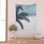 Palm and Ocean Wall Tapestry Gallery Image 2