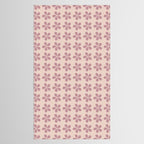 Blush Pink Floral Tablecloth Gallery Image 2