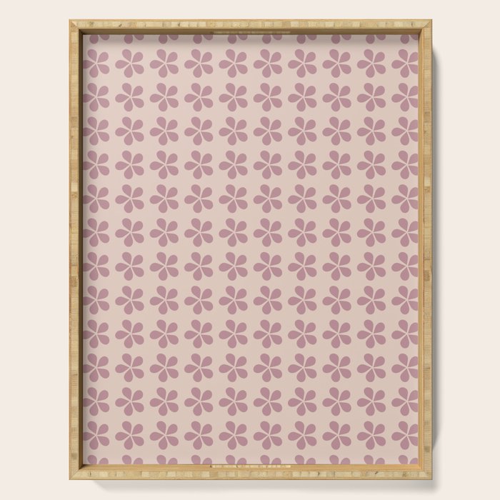 Blush Pink Floral Serving Tray Gallery Image 1