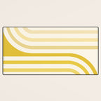 Bold Curvature Stripes XVIII Desk Mat Gallery Image 3
