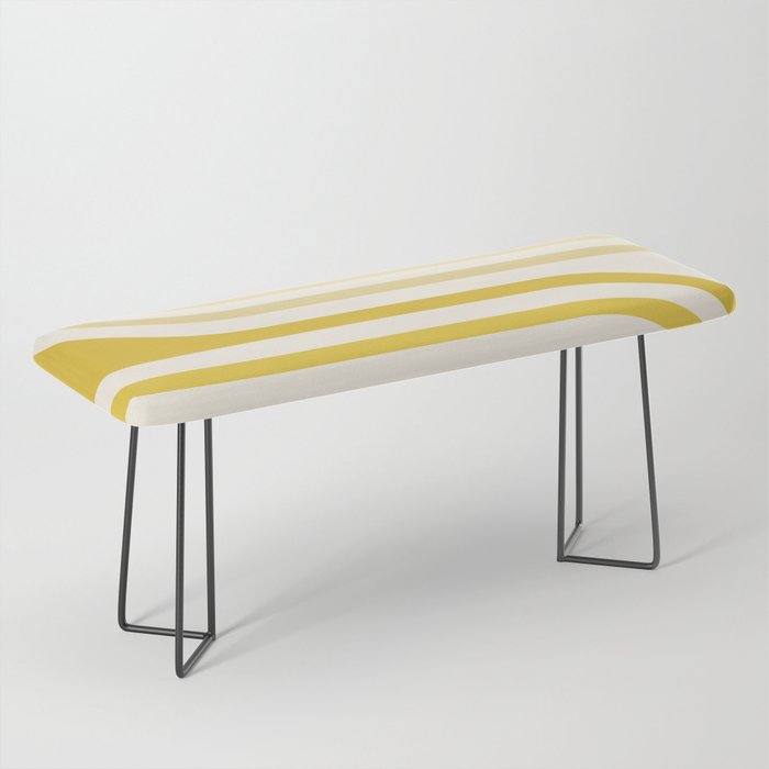 Bold Curvature Stripes XVIII Bench Gallery Image 1