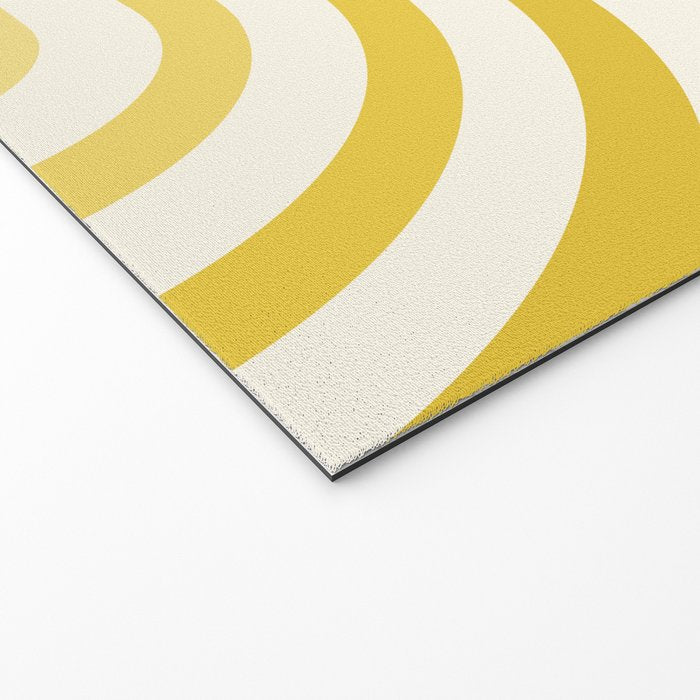 Bold Curvature Stripes XVIII Welcome Mat Gallery Image 2