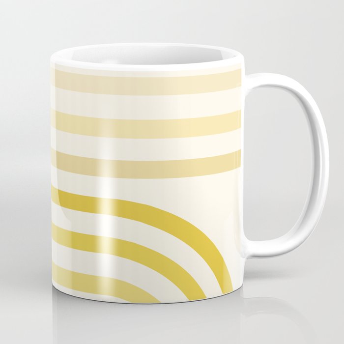 Bold Curvature Stripes XVIII Coffee Mug Gallery Image 1
