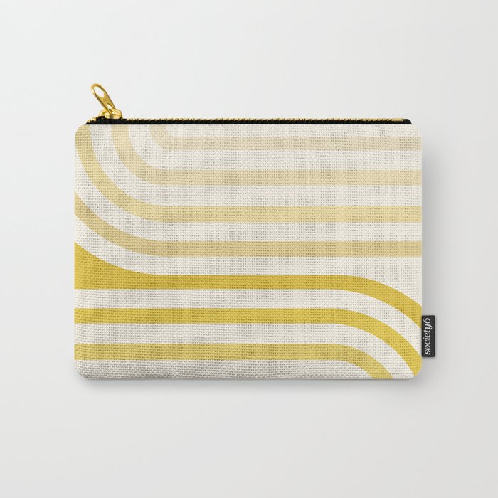 Bold Curvature Stripes XVIII Carry All Pouch Gallery Image 1