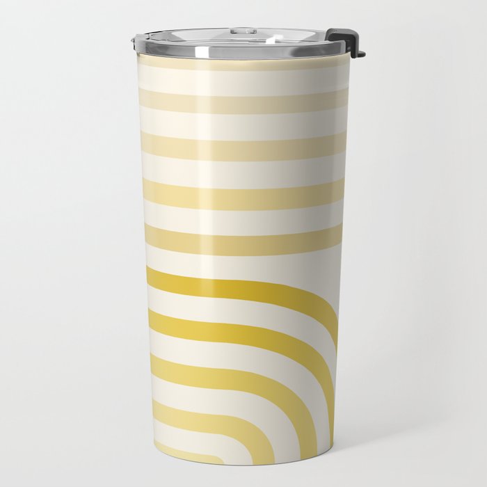 Bold Curvature Stripes XVIII Travel Mug Gallery Image 2