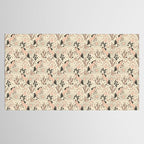 Desert Unicorn - Black, peach pink, and cream Tablecloth Gallery Image 2