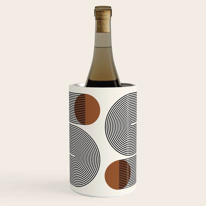 Abstraction_SUN_LINE_POP_ART_Minimalism_S001S Wine Chiller Gallery Image 1