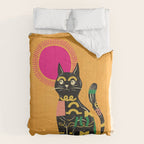 Very Happy Abstract Cat 4 Comforter Gallery Image 6