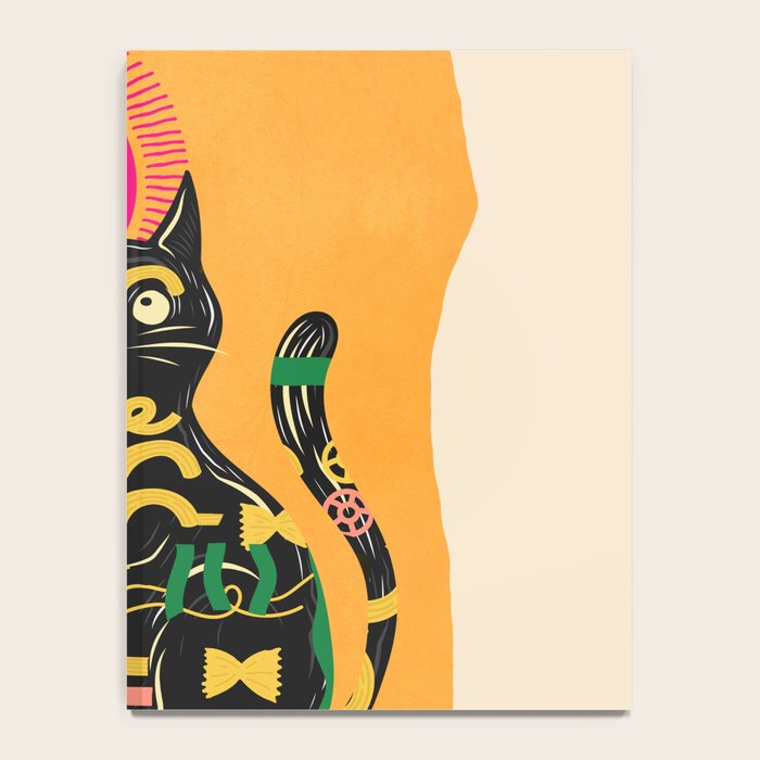 Very Happy Abstract Cat 4 Notebook Gallery Image 4