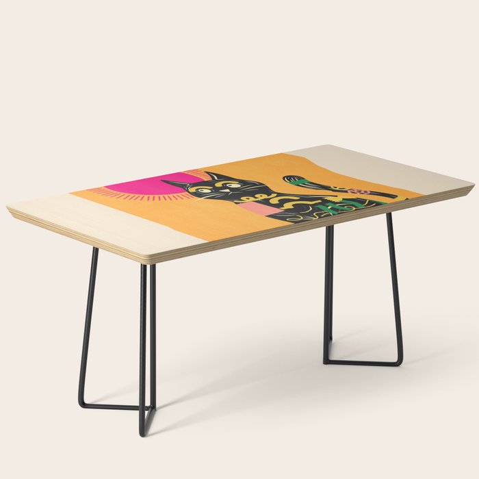 Very Happy Abstract Cat 4 Coffee Table Gallery Image 1