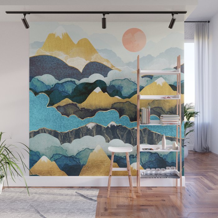 Cloud Peaks Wall Mural Gallery Image 1