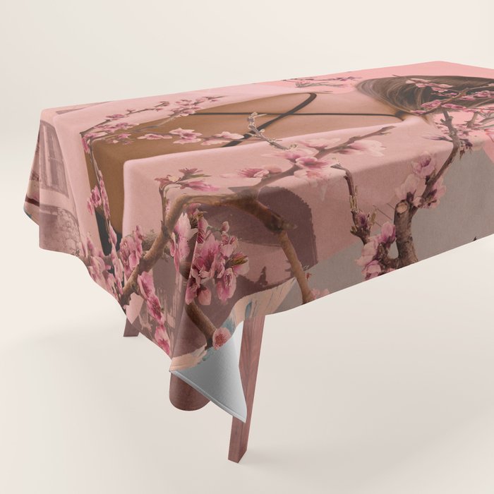Peach Blossoms of Veria Tablecloth Gallery Image 1