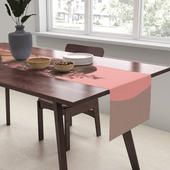 Peach Blossoms of Veria Table Runner Gallery Image 2