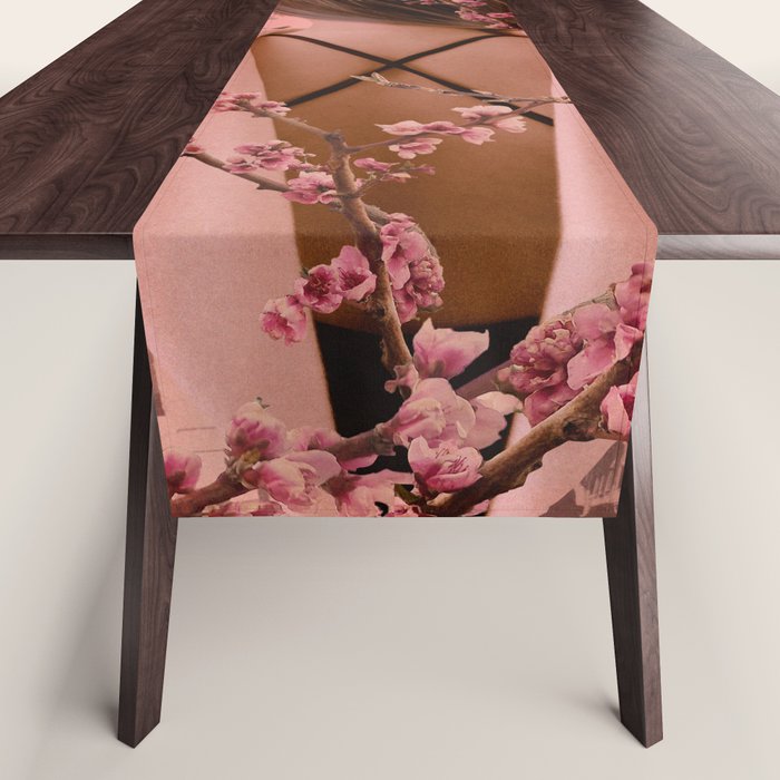 Peach Blossoms of Veria Table Runner Gallery Image 1