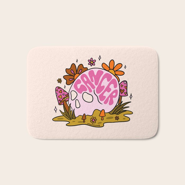 Cancer Skull Bath Mat Gallery Image 1