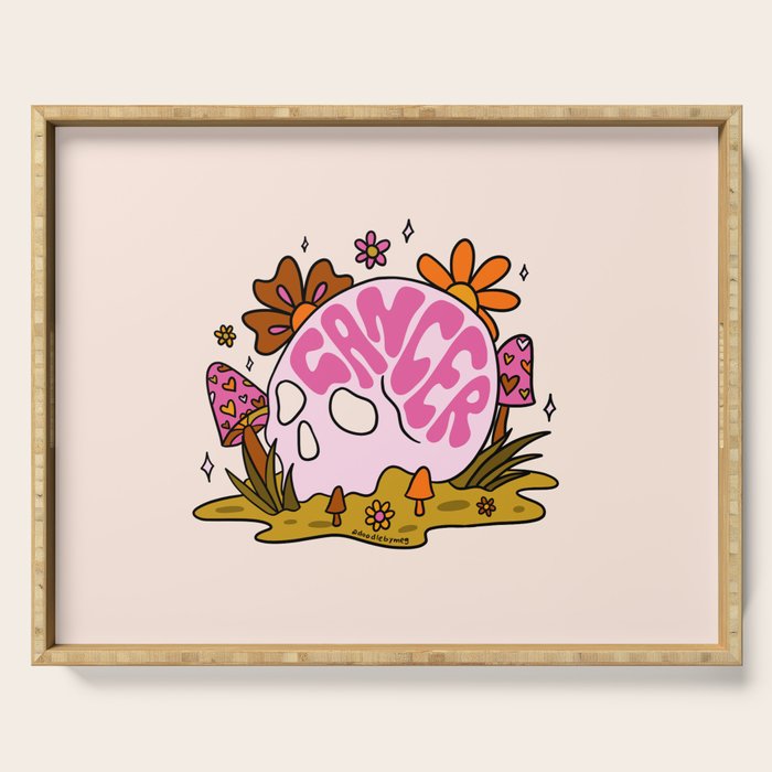 Cancer Skull Serving Tray Gallery Image 1
