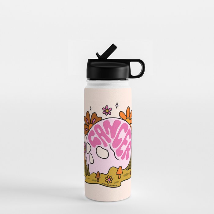 Cancer Skull Water Bottle Gallery Image 1