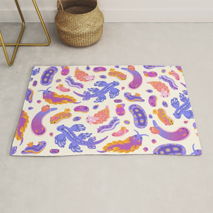 sea slug - pastel Rug Gallery Image 1
