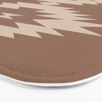 Southwestern Minimalism XXV - Coffee Creme Bath Mat Gallery Image 3