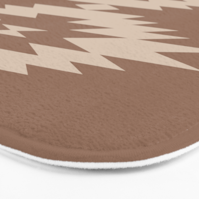 Southwestern Minimalism XXV - Coffee Creme Bath Mat Gallery Image 3
