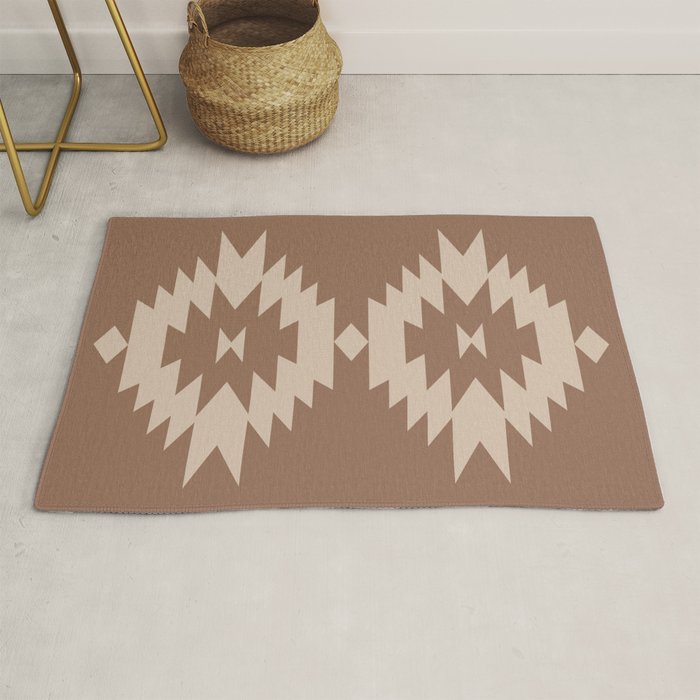 Southwestern Minimalism XXV - Coffee Creme Rug Gallery Image 1