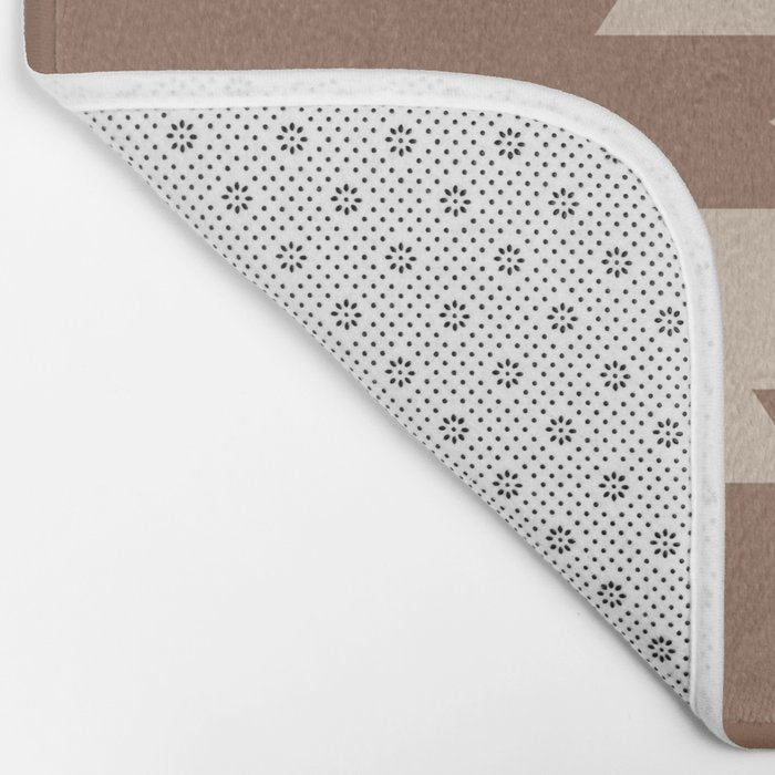 Southwestern Minimalism XXV - Coffee Creme Bath Mat Gallery Image 2