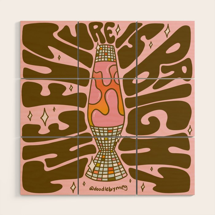 The Future Is Bright Wood Wall Art Gallery Image 1