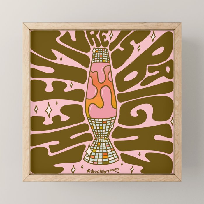 The Future Is Bright Mini Art Print Gallery Image 1