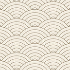 Waves (Cream & Chocolate) Coffee Mug Gallery Image 2