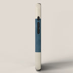 Classy Blue Beige Geometric II iPhone Case Gallery Image 2