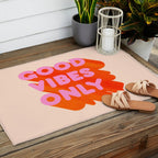 Good Vibes Only - Neon Colors Outdoor Rug Gallery Image 2