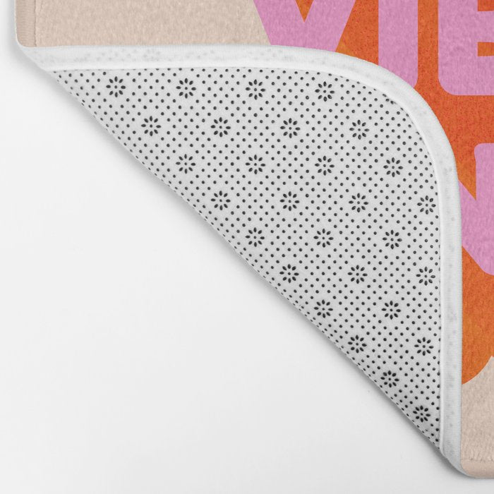 Good Vibes Only - Neon Colors Bath Mat Gallery Image 2